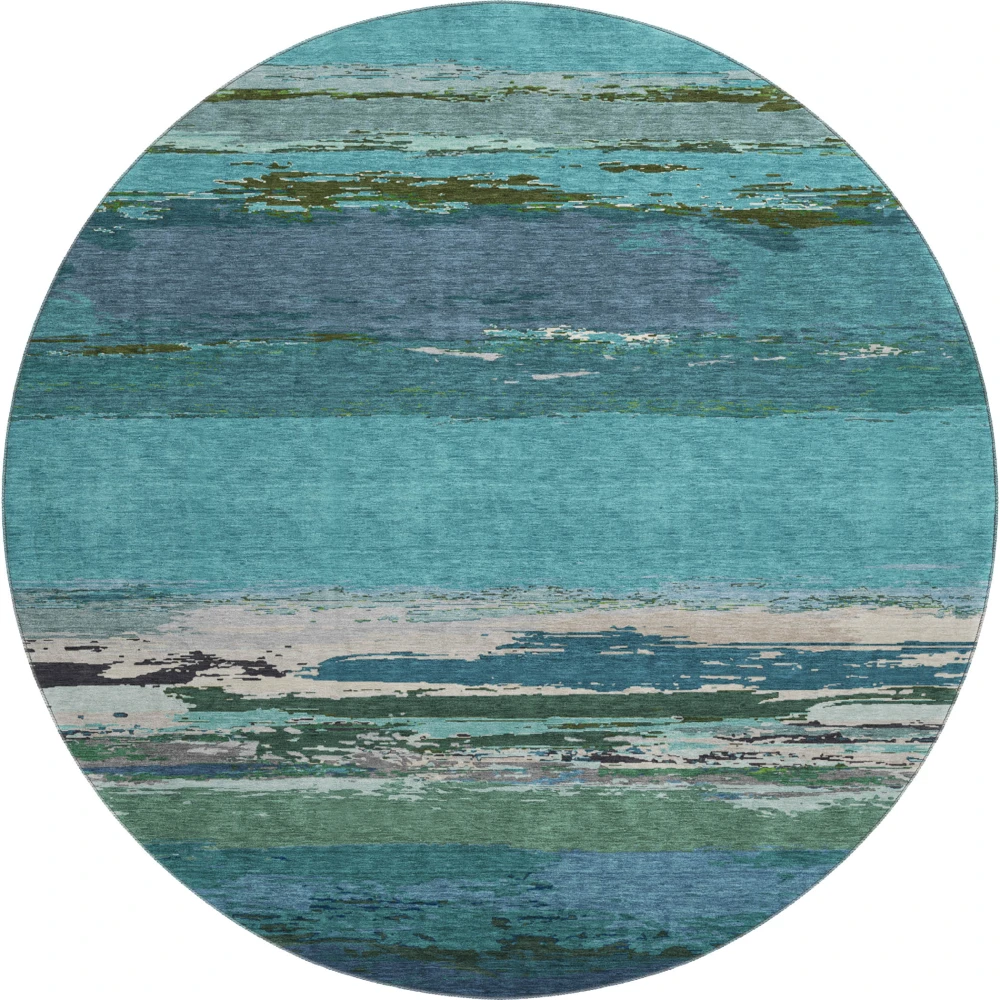 Mayfield AMF1280 Teal 8' x 8' Rug