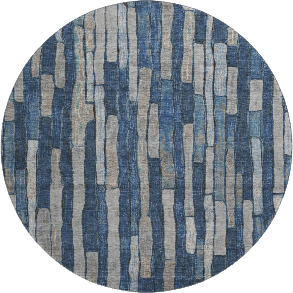Mayfield AMF1301 Navy 8' x 8' Rug