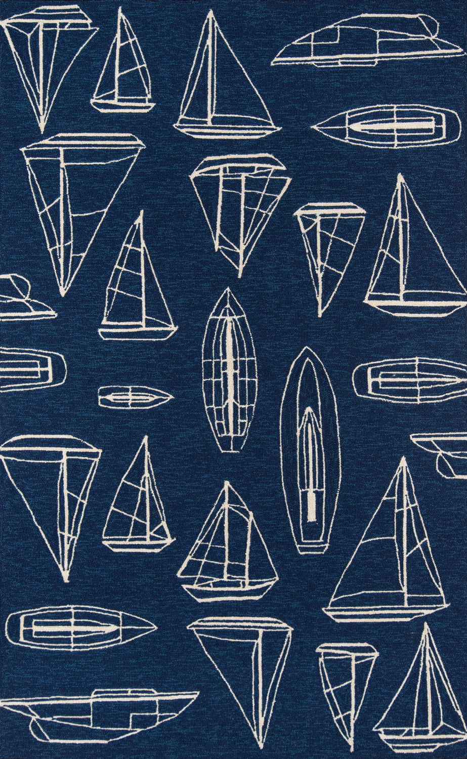 Momeni Veranda 2' X 3' Navy Casual