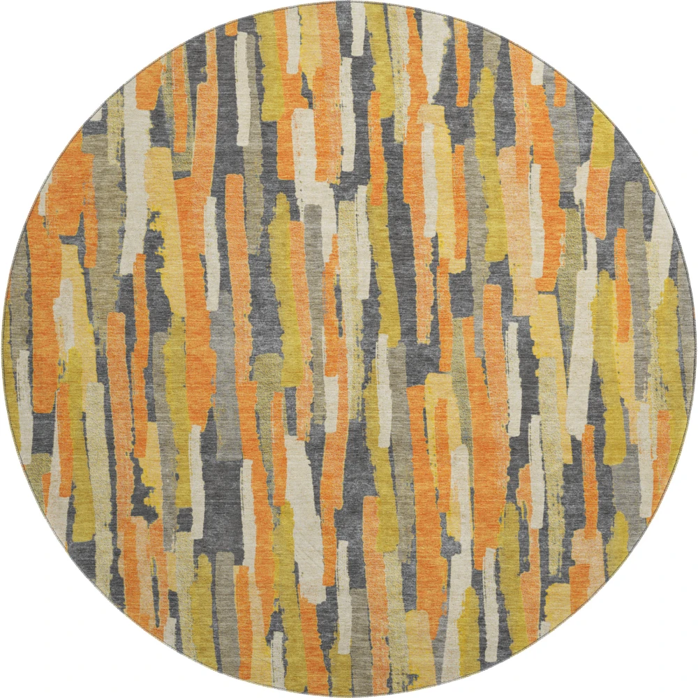 Mayfield AMF1314 Orange 8' x 8' Rug