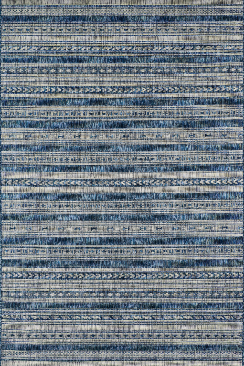 Novogratz Villa 2' X 3' Blue Contemporary