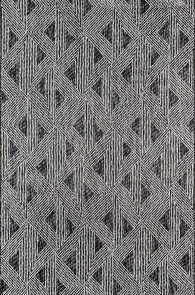 Novogratz Villa 2' X 6' Runner Charcoal Contemporary