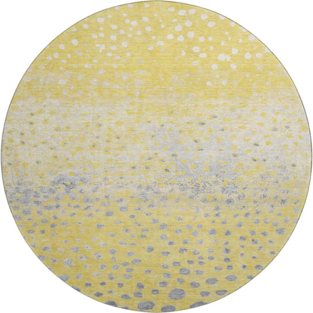 Mayfield AMF1366 Yellow 8' x 8' Rug