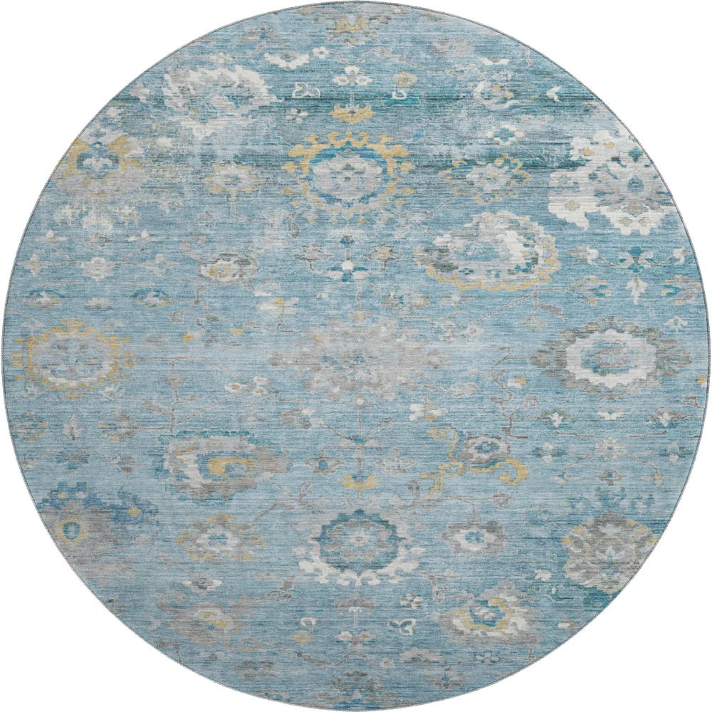 Mayfield AMF1371 Teal 8' x 8' Rug