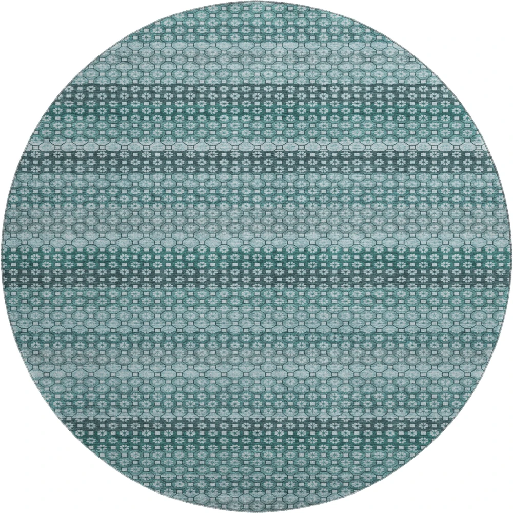 Mayfield AMF1419 Teal 8' x 8' Rug