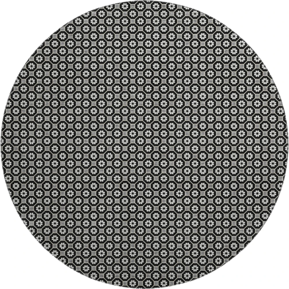 Mayfield AMF1428 Black 8' x 8' Rug