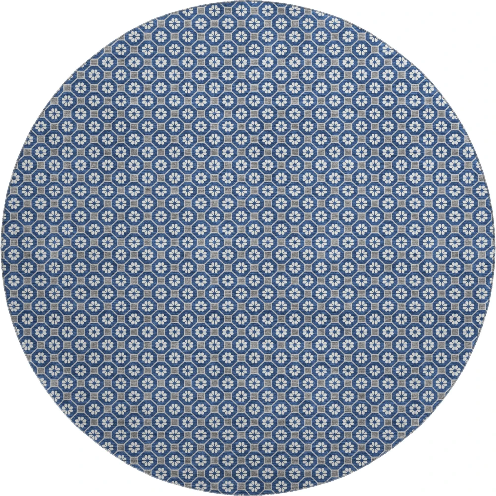 Mayfield AMF1428 Navy 8' x 8' Rug