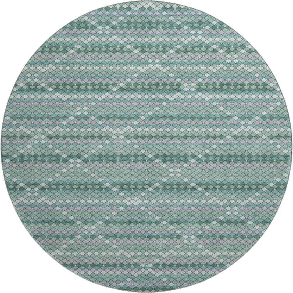 Mayfield AMF1436 Teal 8' x 8' Rug