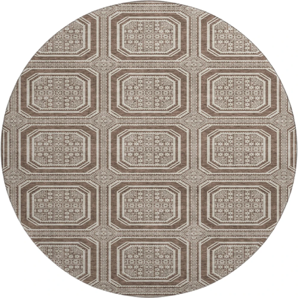 Mayfield AMF1451 Brown 8' x 8' Rug