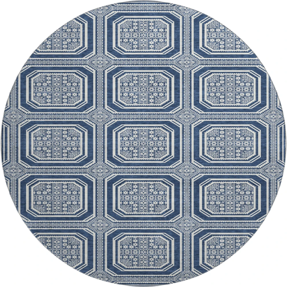 Mayfield AMF1451 Navy 8' x 8' Rug