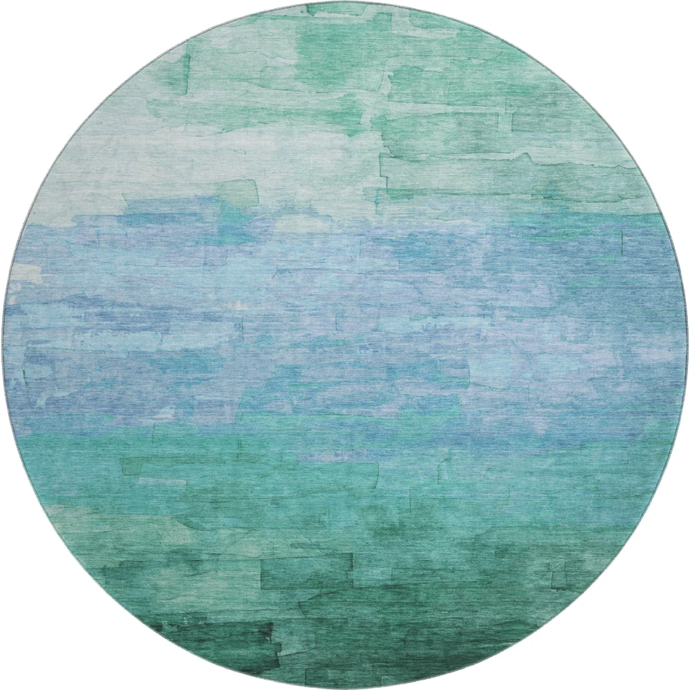 Mayfield AMF1465 Teal 8' x 8' Rug