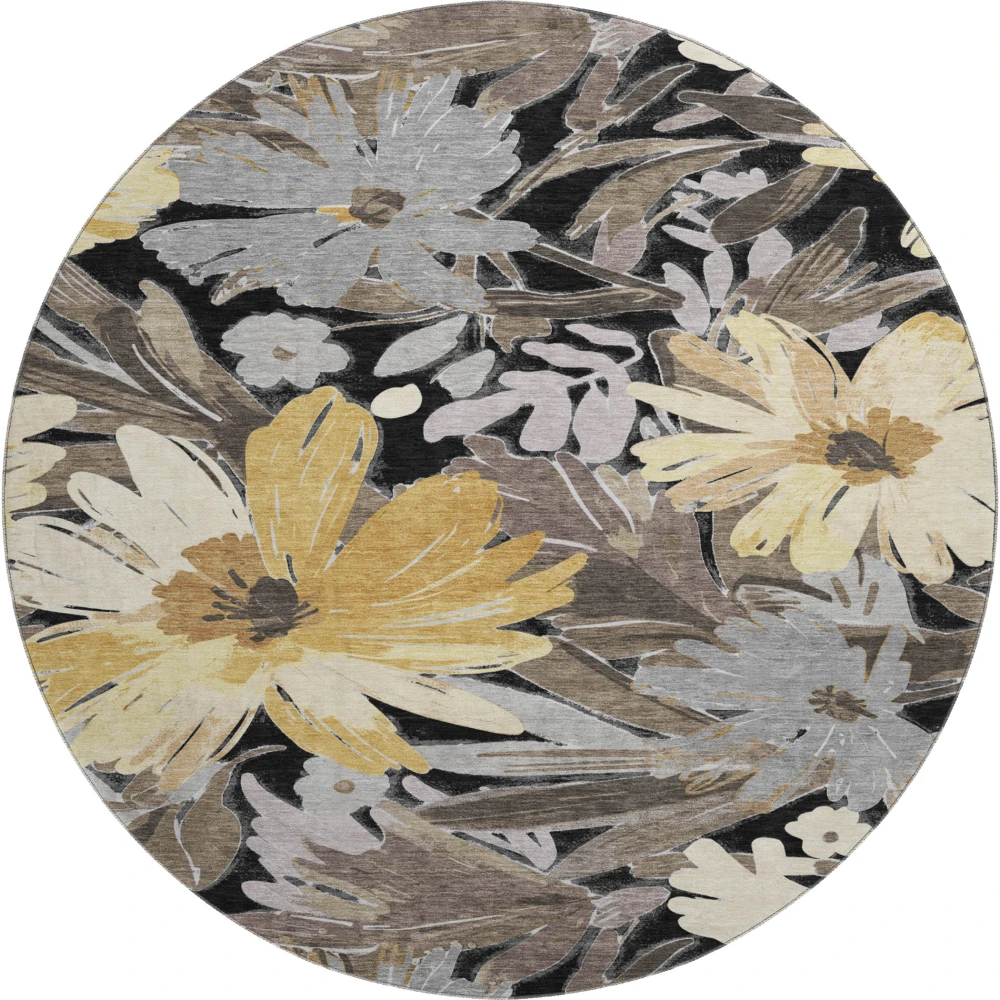 Mayfield AMF1481 Black 8' x 8' Rug