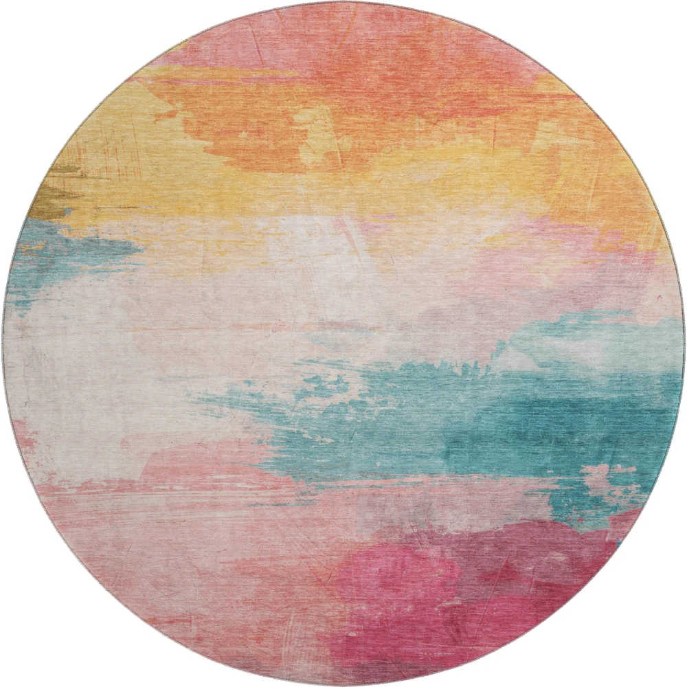 Mayfield AMF1517 Pink 8' x 8' Rug