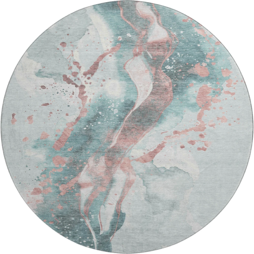 Mayfield AMF1523 Teal 8' x 8' Rug