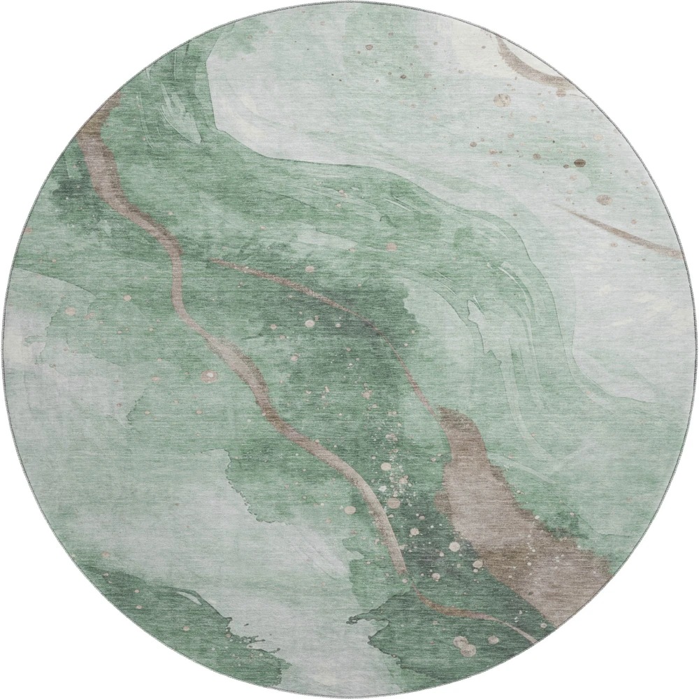 Mayfield AMF1529 Green 8' x 8' Rug