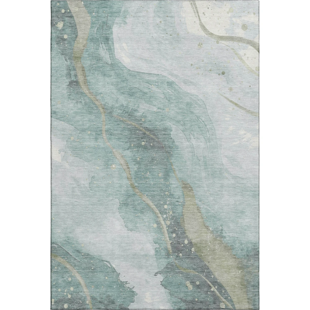 Mayfield AMF1529 Teal 3' x 5' Rug