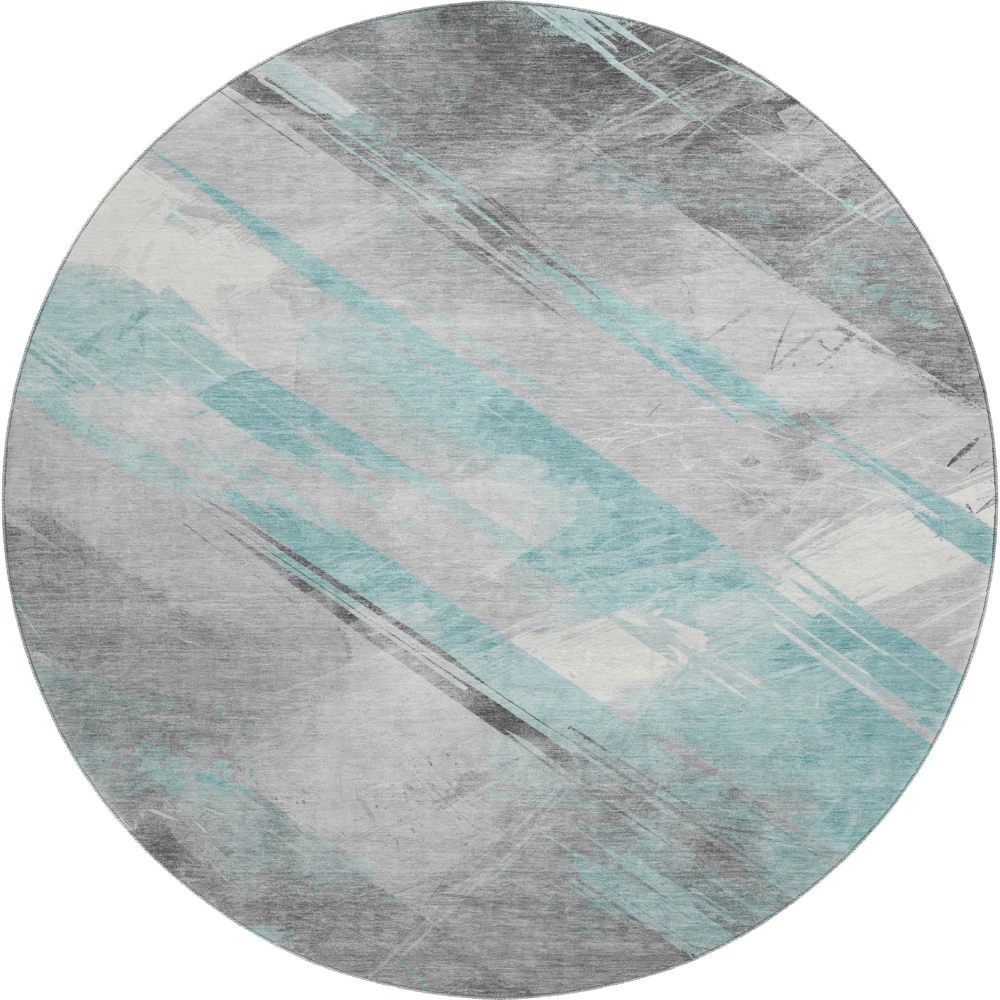 Mayfield AMF1535 Teal 8' x 8' Rug