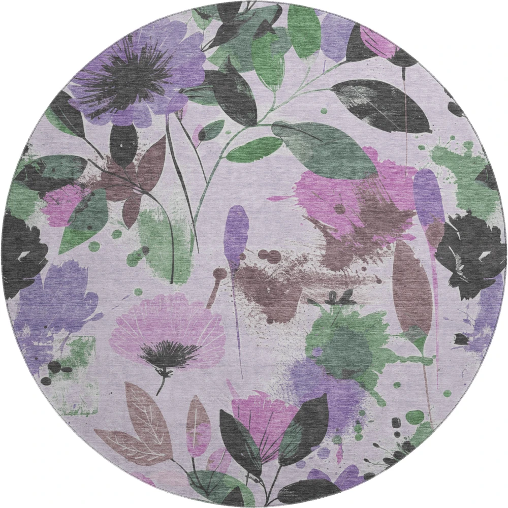 Mayfield AMF1549 Lavender 8' x 8' Rug