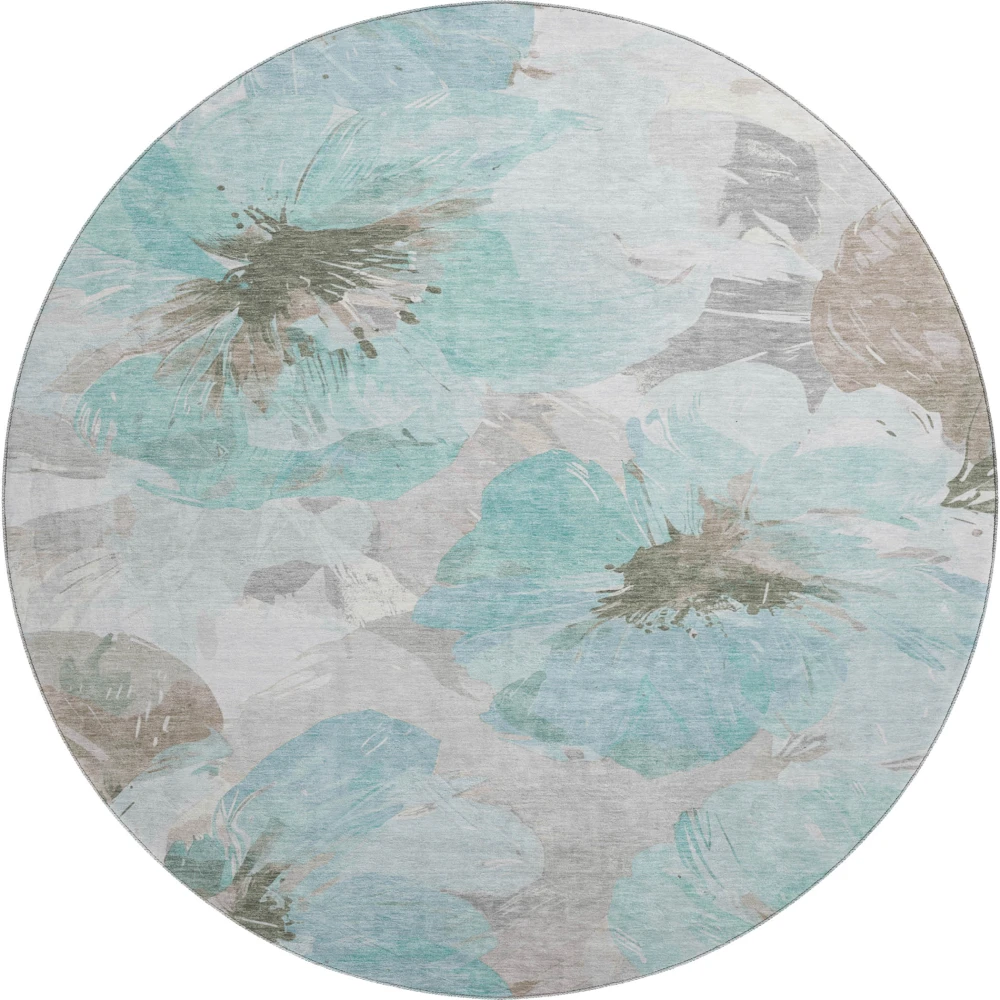 Mayfield AMF1554 Teal 8' x 8' Rug