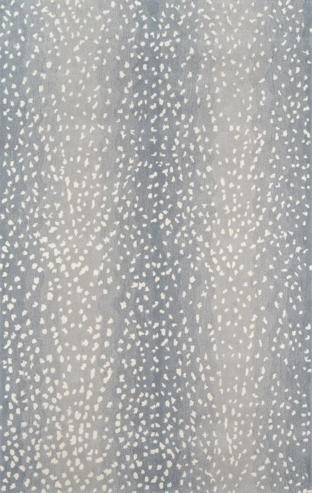 Erin Gates Woodland 2' X 3' Blue Contemporary