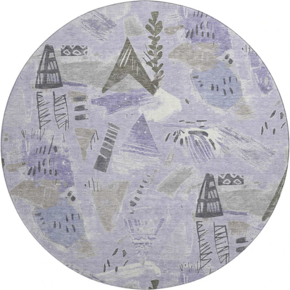 Mayfield AMF1573 Lavender 8' x 8' Rug