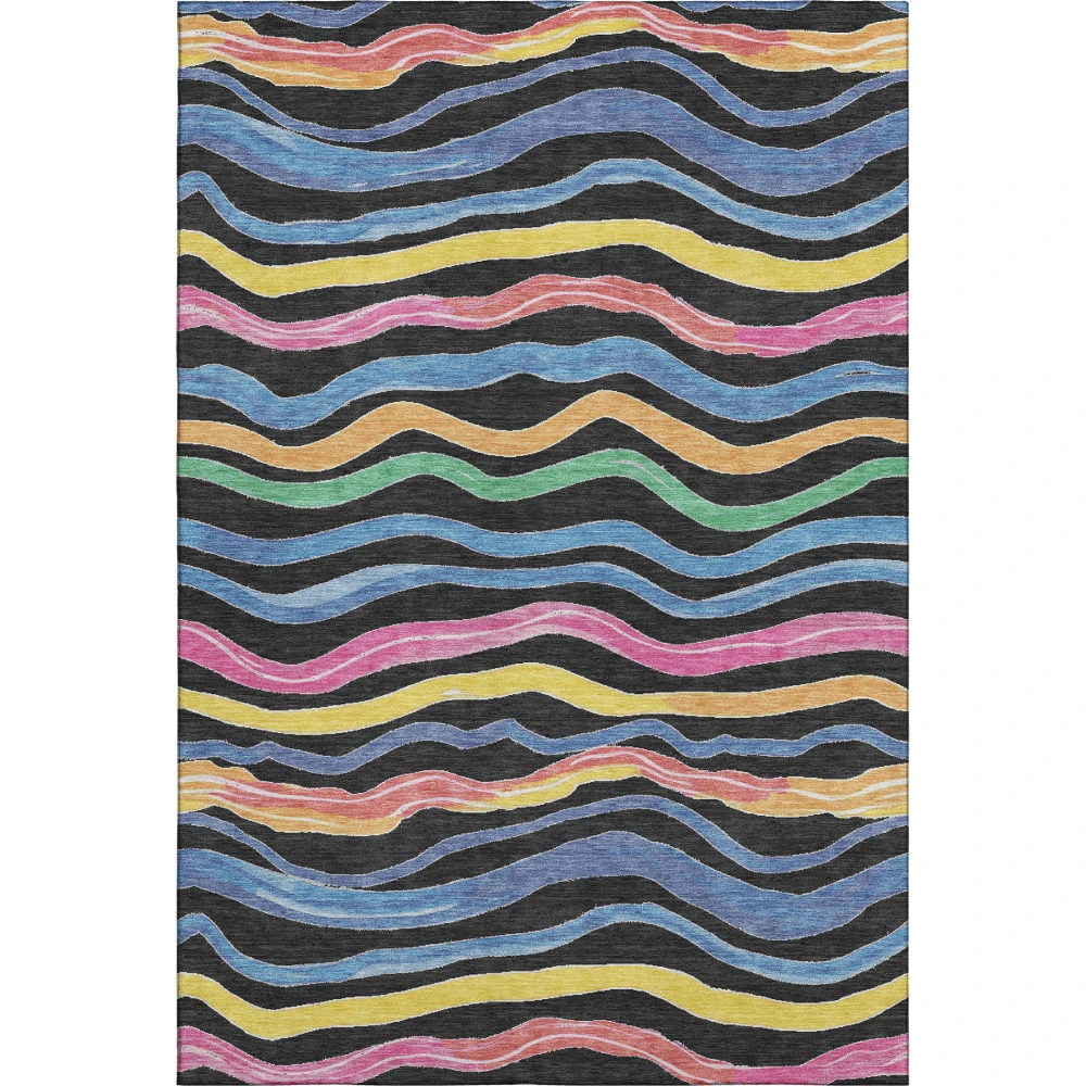 Mayfield AMF1581 Black 10' x 14' Rug