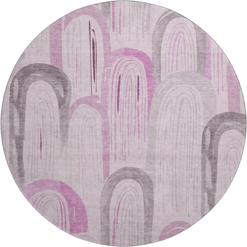 Mayfield AMF1588 Pink 8' x 8' Rug