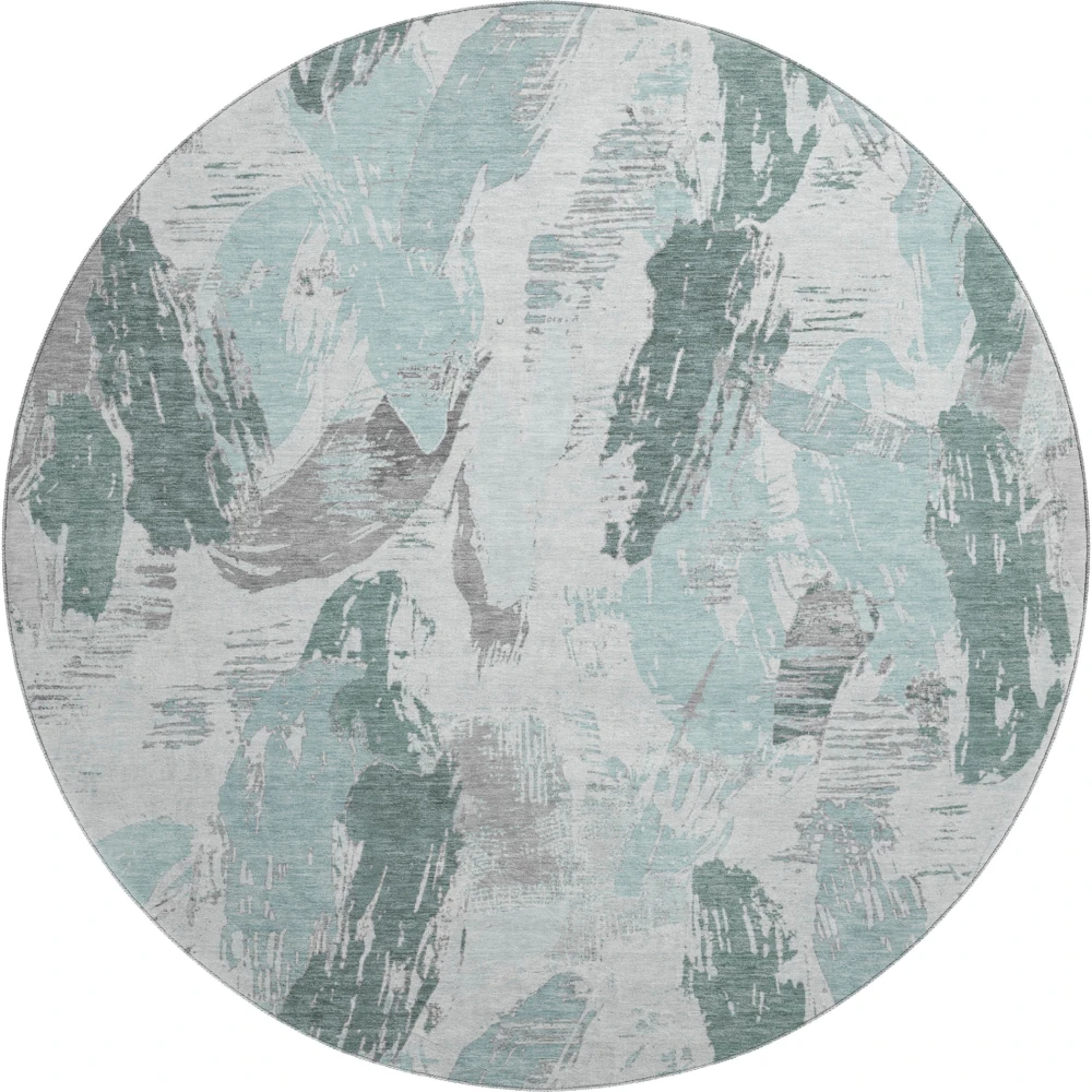 Mayfield AMF1596 Teal 8' x 8' Rug