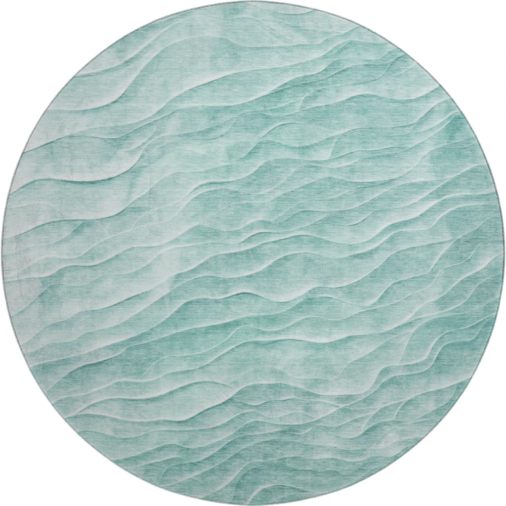 Mayfield AMF1614 Aqua 8' x 8' Rug