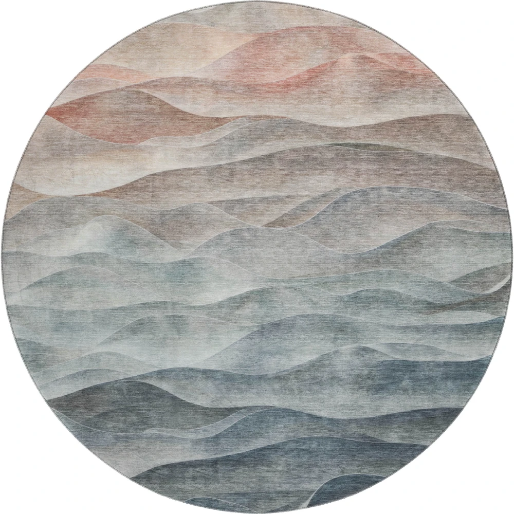 Mayfield AMF1618 Teal 8' x 8' Rug