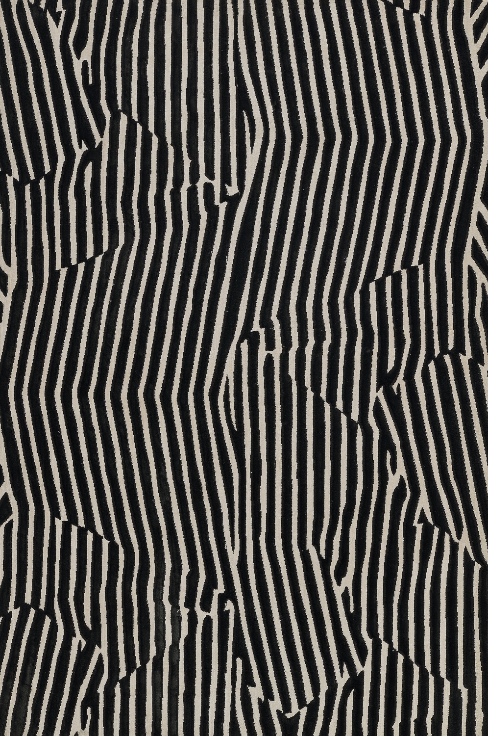 Momeni Xander 2' X 3' Black Contemporary