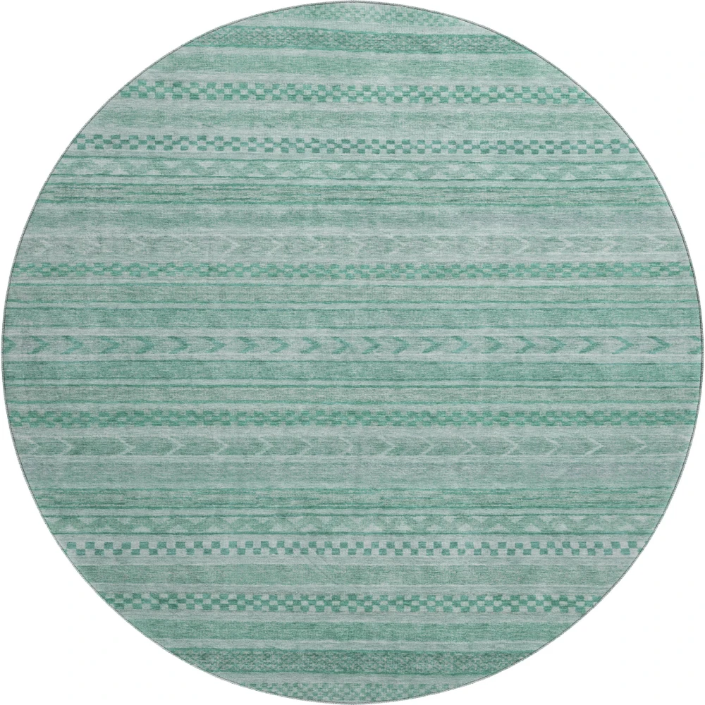 Mayfield AMF1625 Turquoise 8' x 8' Rug