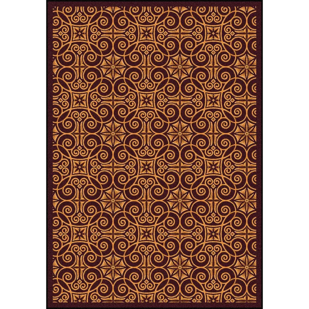 Any Day Matinee Antique Scroll 7'8