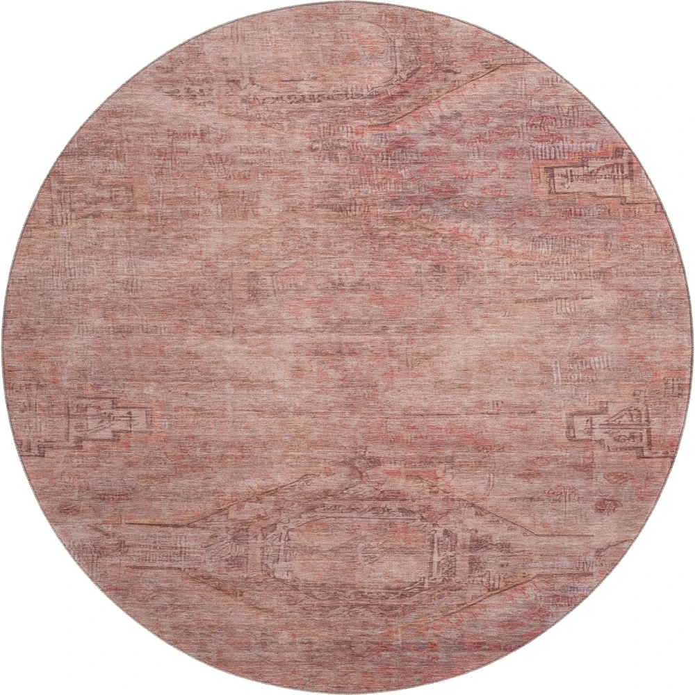 Mayfield AMF1631 Terracotta 8' x 8' Rug