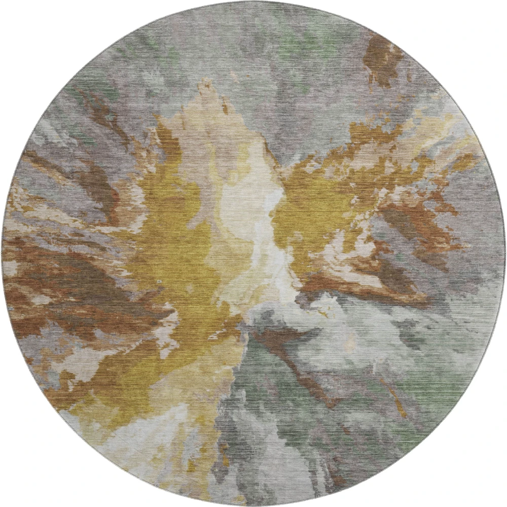 Mayfield AMF1632 Gold 8' x 8' Rug