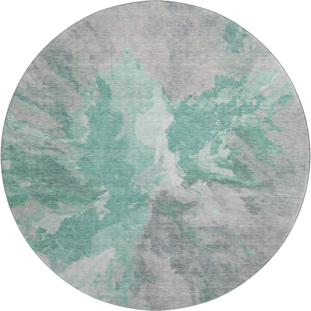 Mayfield AMF1632 Teal 8' x 8' Rug