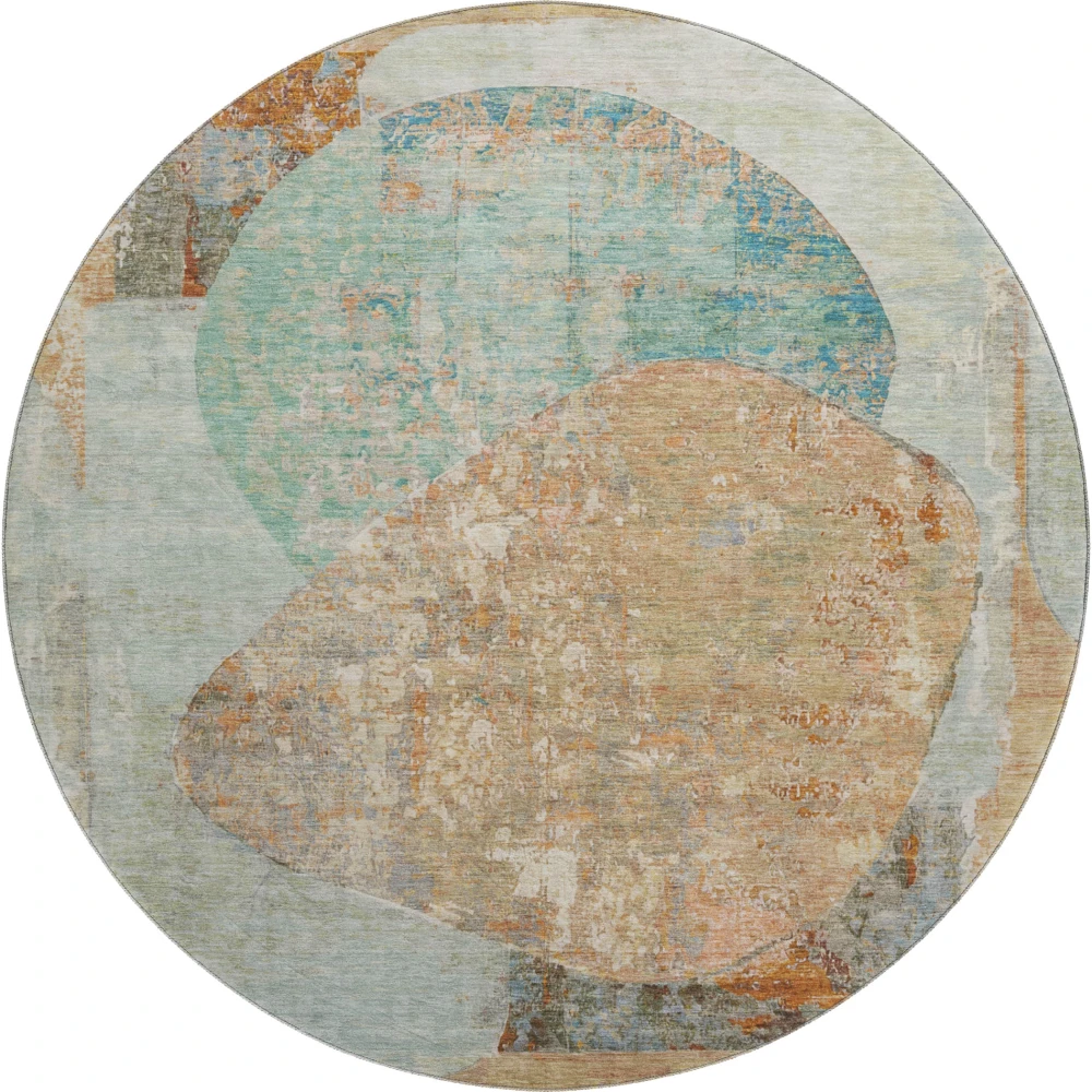 Mayfield AMF1635 Teal 8' x 8' Rug
