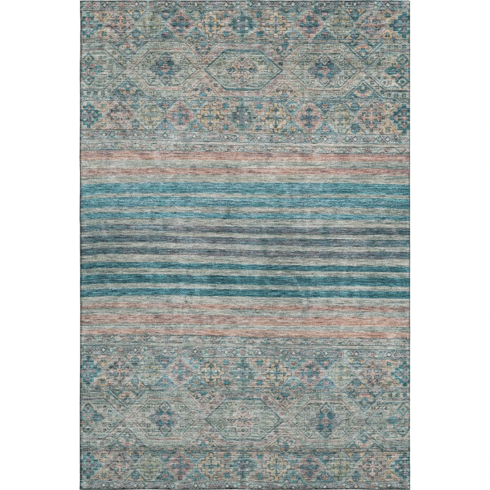 Mayfield AMF1641 Teal 3' x 5' Rug