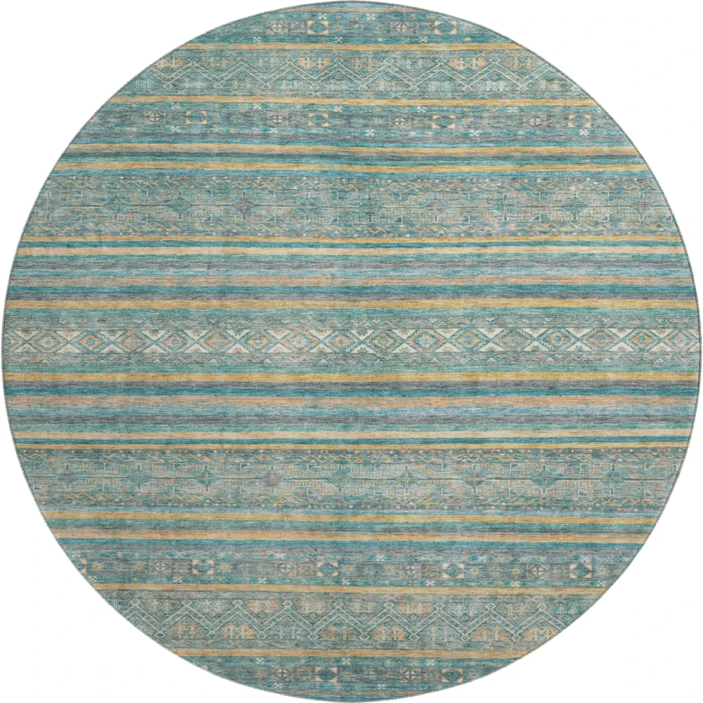 Mayfield AMF1644 Teal 8' x 8' Rug