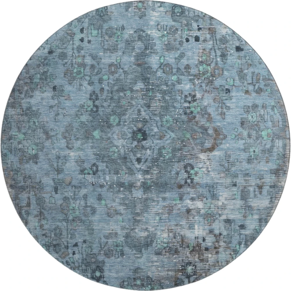 Mayfield AMF1646 Blue 8' x 8' Rug