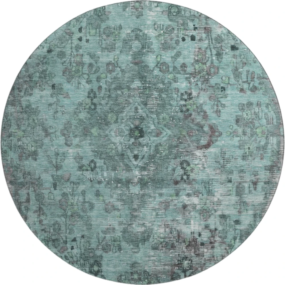 Mayfield AMF1646 Teal 8' x 8' Rug