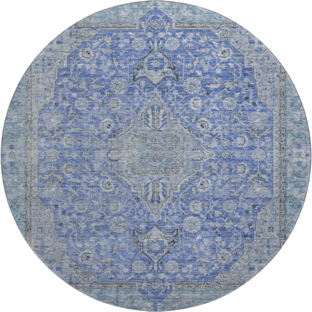 Mayfield AMF1651 Blue 8' x 8' Rug