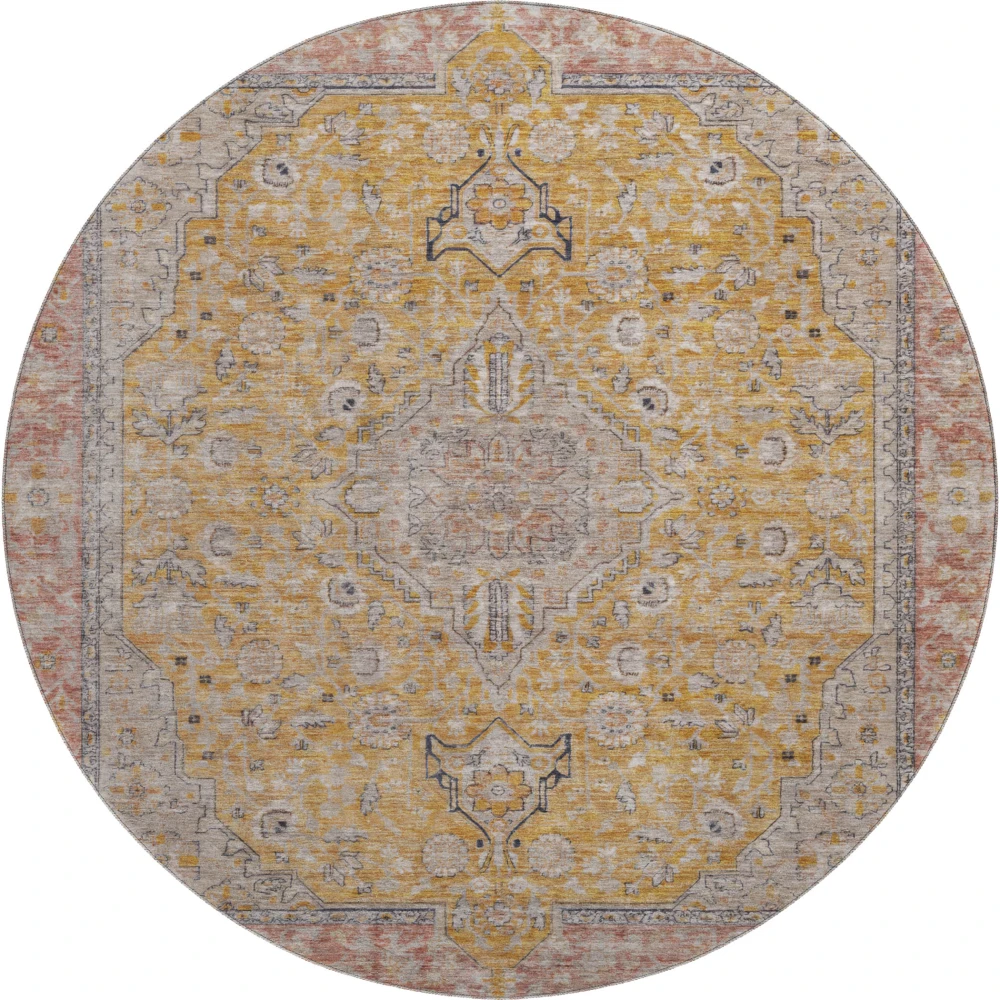 Mayfield AMF1651 Gold 8' x 8' Rug