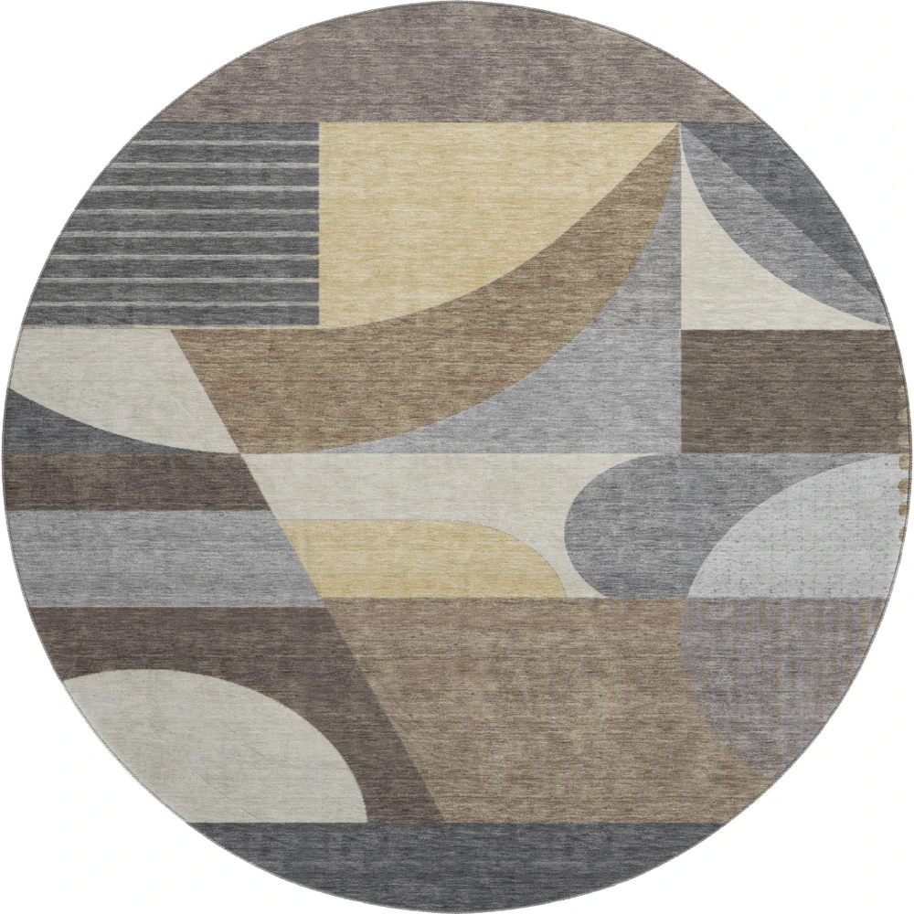 Mayfield AMF1667 Brown 8' x 8' Rug