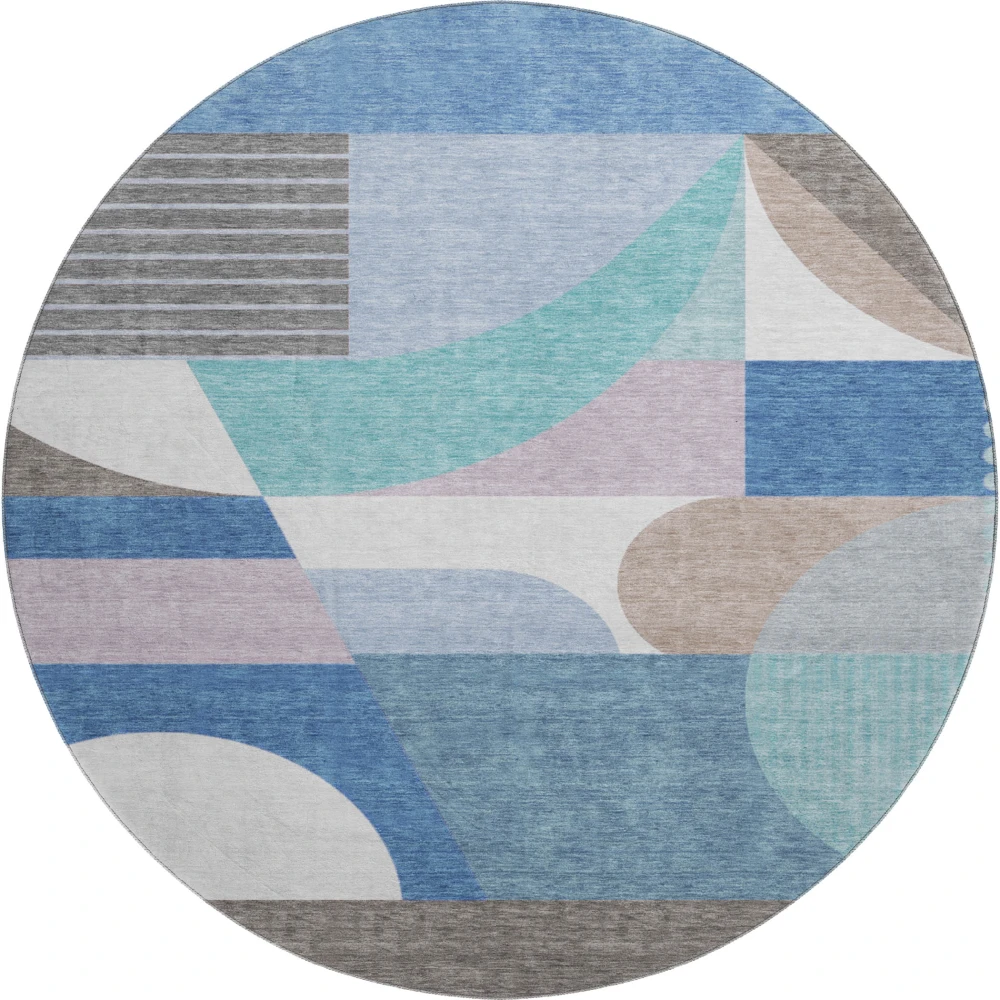 Mayfield AMF1667 Sky 8' x 8' Rug