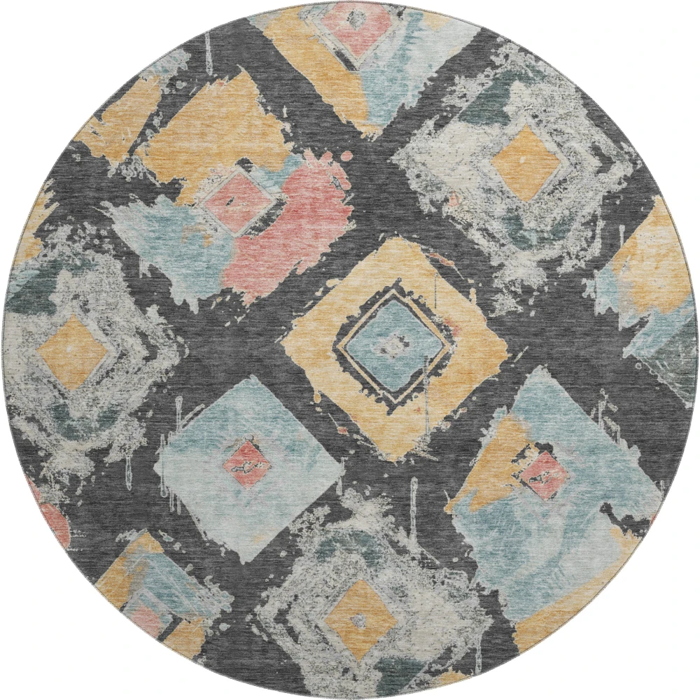 Mayfield AMF1669 Charcoal 8' x 8' Rug