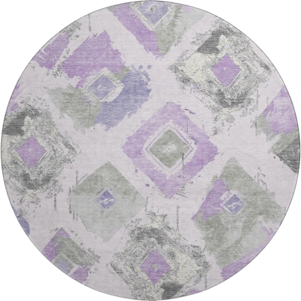 Mayfield AMF1669 Lavender 8' x 8' Rug