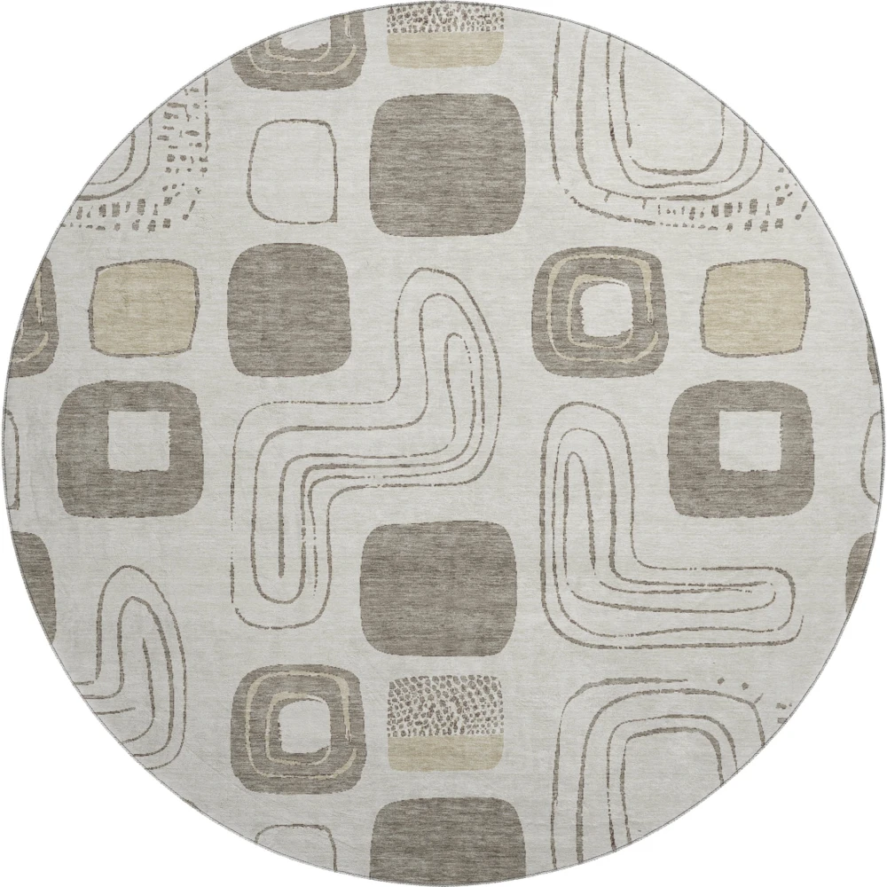 Mayfield AMF1670 Beige 8' x 8' Rug