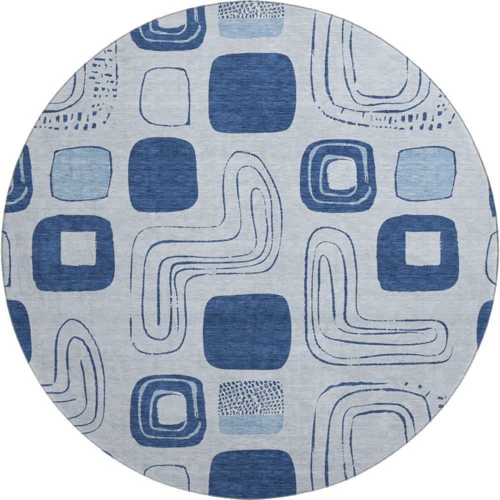 Mayfield AMF1670 Blue 8' x 8' Rug