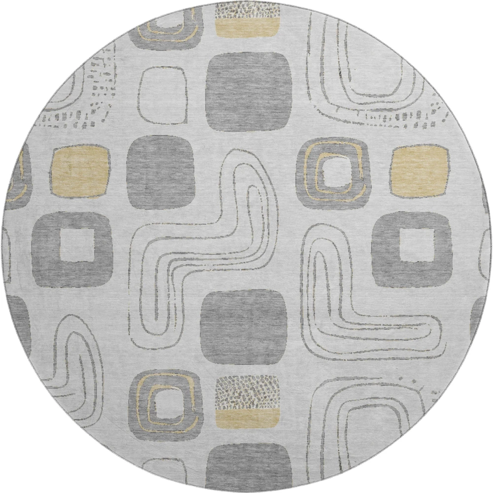 Mayfield AMF1670 Gray 8' x 8' Rug